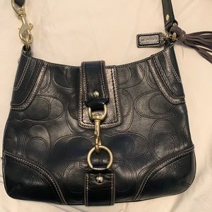 Leather Coach purse